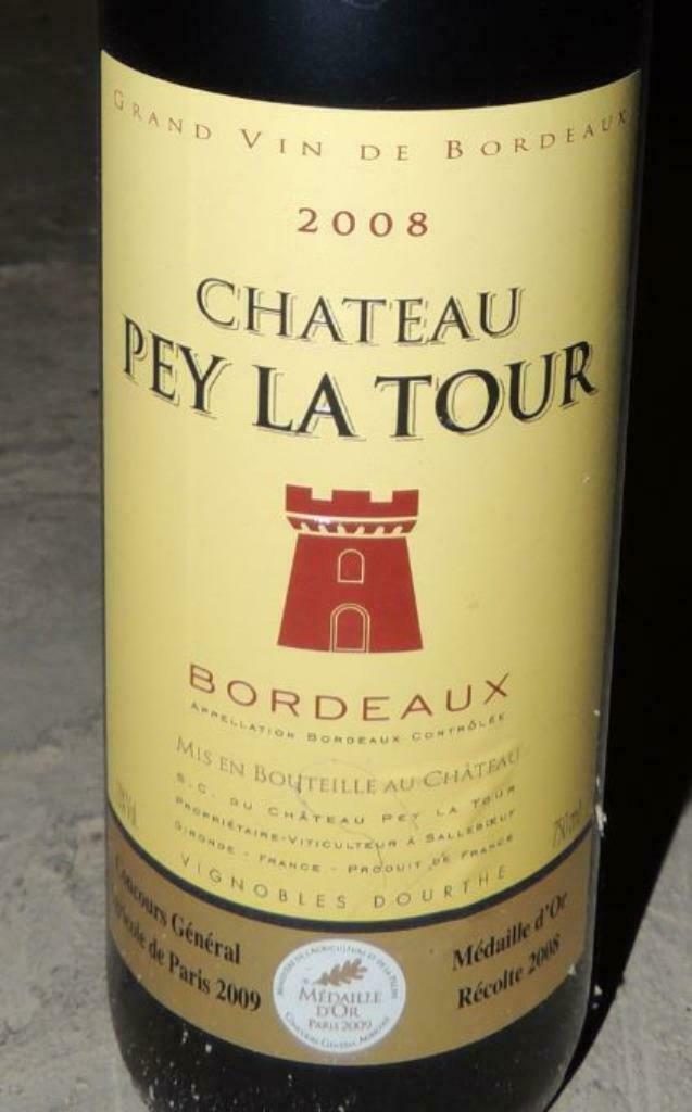 Vin Rouge Château Pey La Tour Grand Vin de Bordeaux 2008, Neuf, Pleine, Enlèvement, Vin rouge