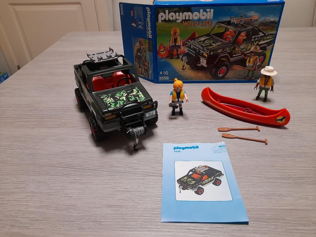 PLAYMOBIL Wild Life Pickup 4x4 5558, Kinderen en Baby's, Speelgoed | Playmobil, Ophalen of Verzenden, Zo goed als nieuw, Complete set