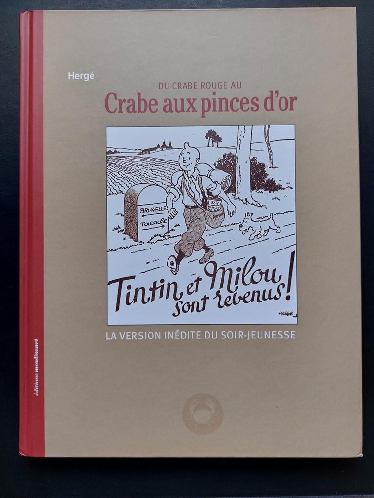 TINTIN Le Crabe Aux Pinces d'or version Samedi Jeunesse NEUF, Ophalen of Verzenden