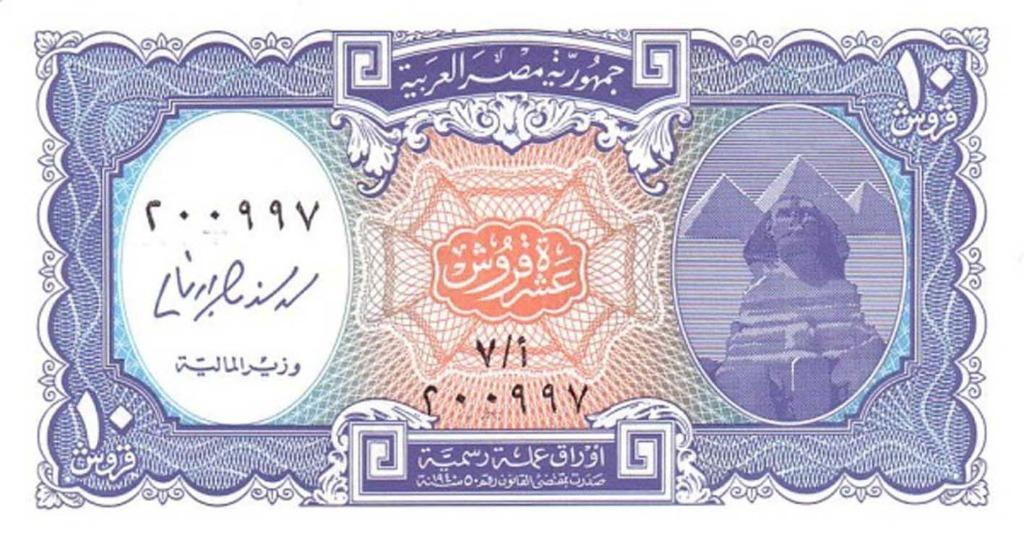 Egypte 2006 bankbiljet 10 piaster Sphinx, Piramiden - UNC, Timbres & Monnaies, Billets de banque | Afrique, Envoi, Égypte, Billets en vrac