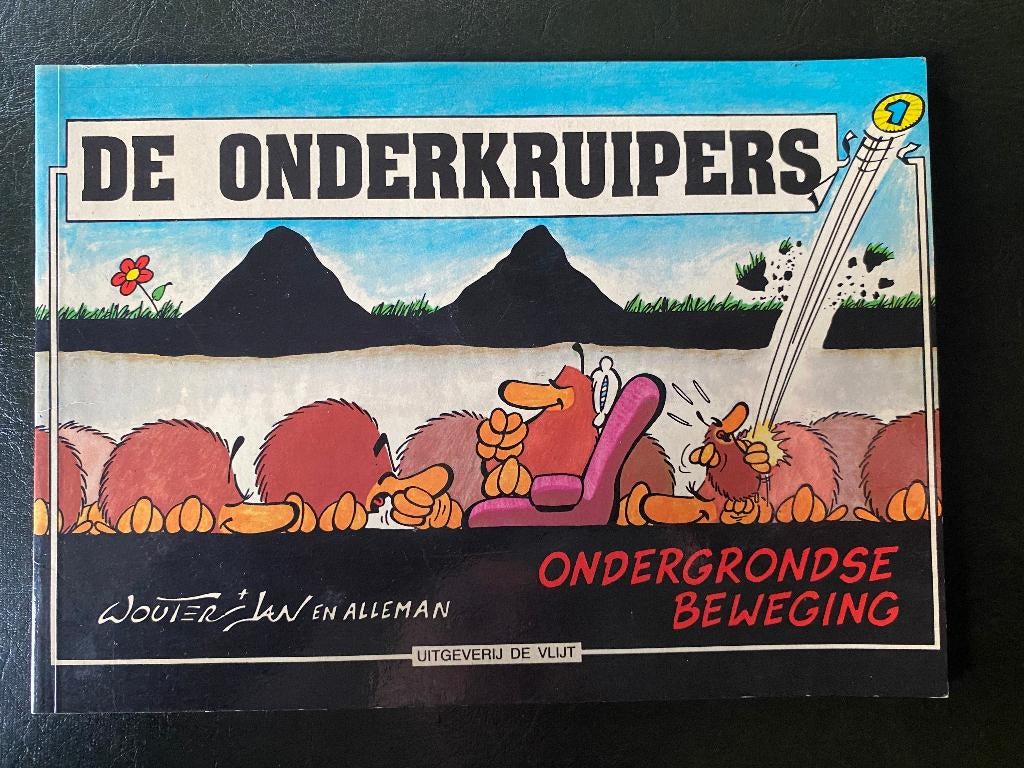 DE ONDERKRUIPERS -  Ondergrondse beweging, Boeken, Eén stripboek, Ophalen of Verzenden, Wouter Peeters, Gelezen