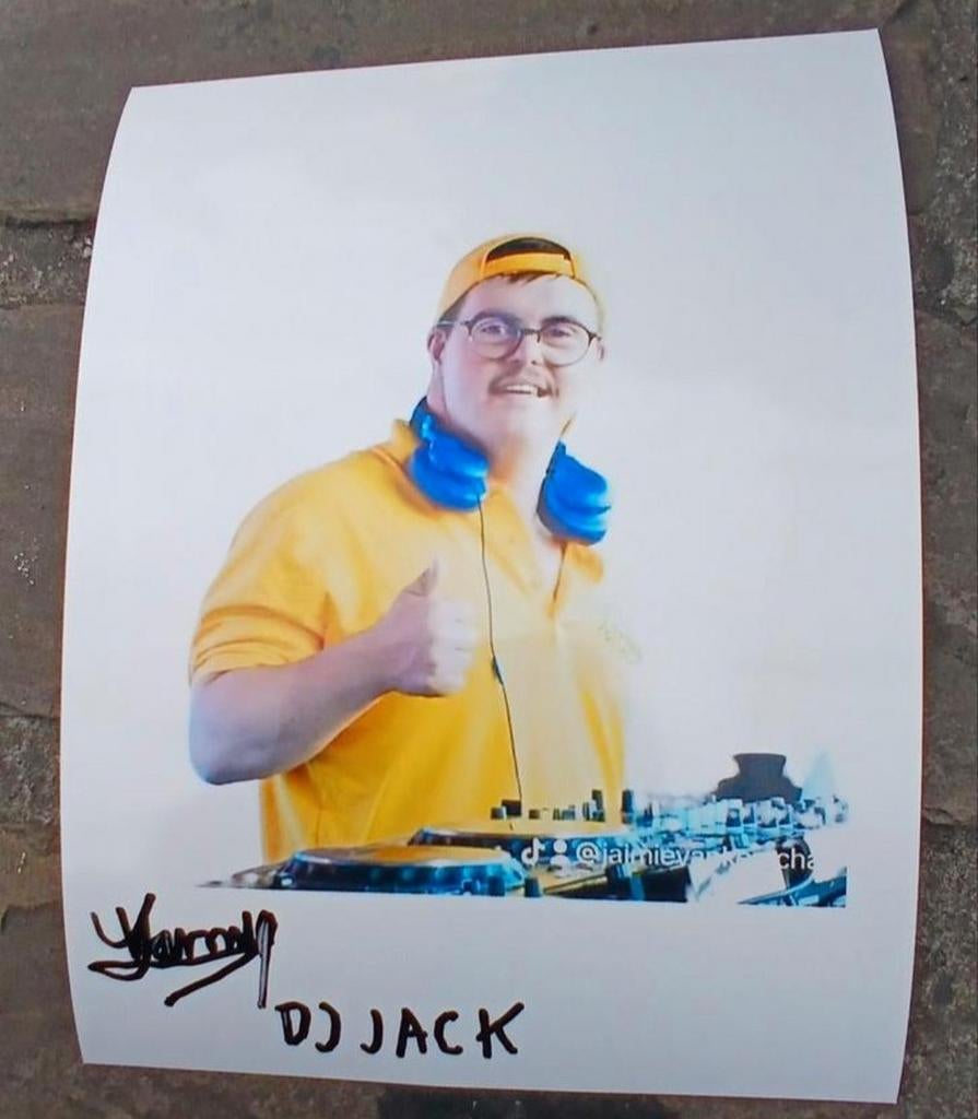 Gesigneerde foto van DJ Jack,  Jamie., Verzenden, Nieuw