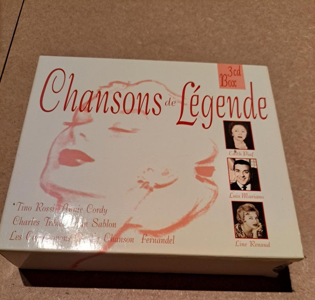 CD box Chansons légendes, Ophalen, Zo goed als nieuw