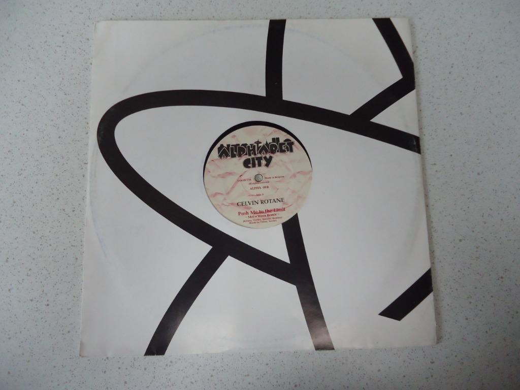Maxi Single van "Celvin Rotane" Push Me To The Limit anno 19, Ophalen of Verzenden, Gebruikt, 12 inch