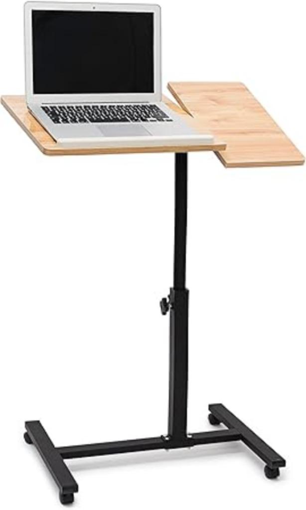 table pour ordinateur portable réglable en hauteur avec roul, Neuf, -, -, Réglable en profondeur