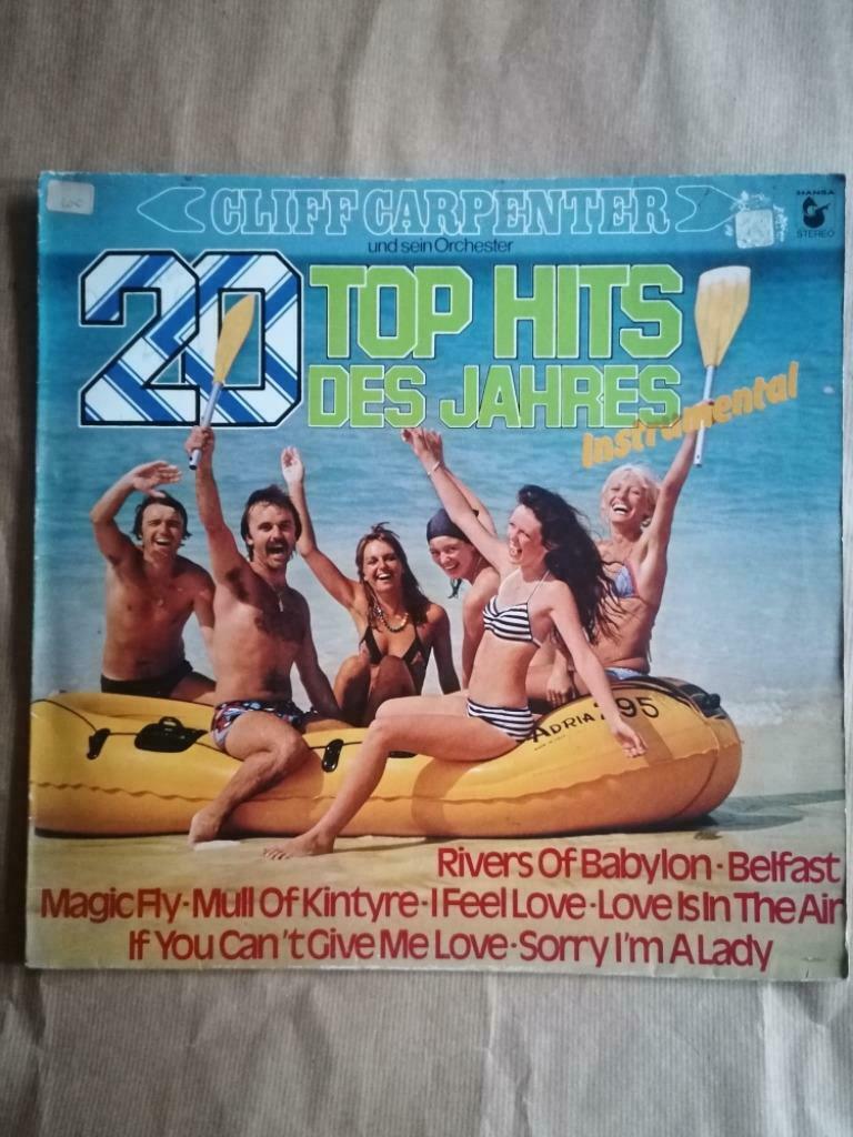 33T Cliff Carpenter Und Sein Orchester – 20 Top Hits Des Jah, Enlèvement ou Envoi, Utilisé