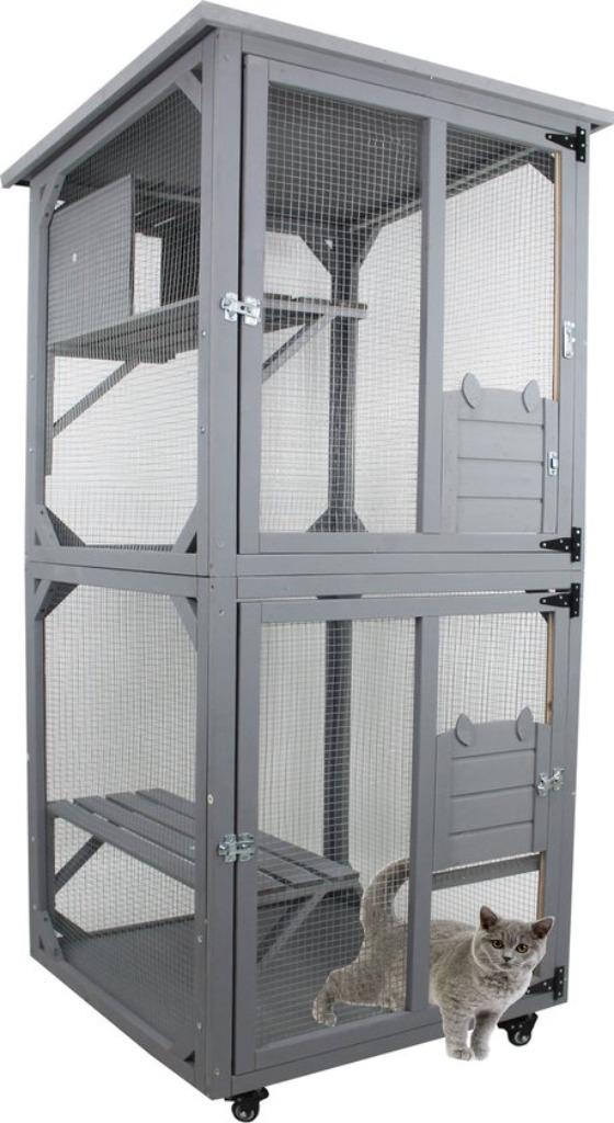 Kattenkooi - kattenvolière 92x66x182cm, Support@maxxtools.be, Maxxpet, Nieuw, Ophalen of Verzenden