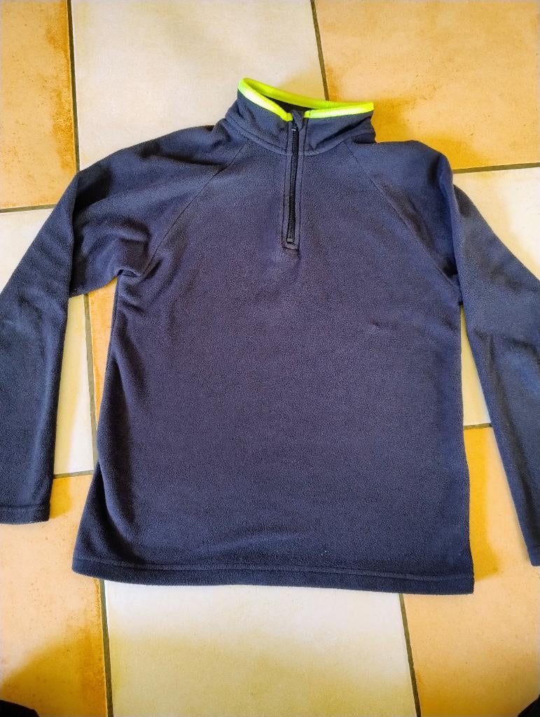 Polaire bleu marine 12 ans, Enlèvement ou Envoi, Comme neuf, Tissaia, Garçon ou Fille