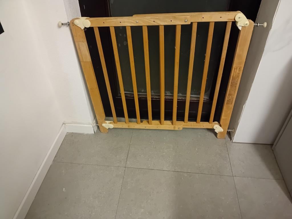 Houten kinderhek vast, Ophalen of Verzenden