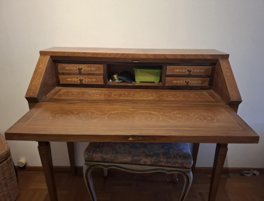 Vintage vanity makeup tafel/juwelen tafel/ kaptafel, Huis en Inrichting, Tafels | Kaptafels, Ophalen, Gebruikt, 100 tot 150 cm
