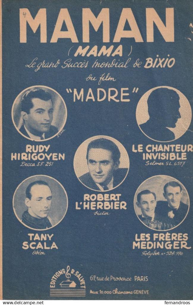 MAMAN MAMA PARTITION MUSICALE, Enlèvement ou Envoi, Utilisé, Thème