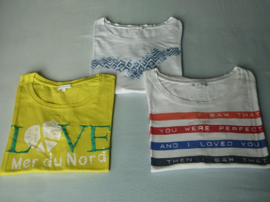 3 T-shirts Mer Du Nord, Meisje, Ophalen of Verzenden, Zo goed als nieuw, Shirt of Longsleeve
