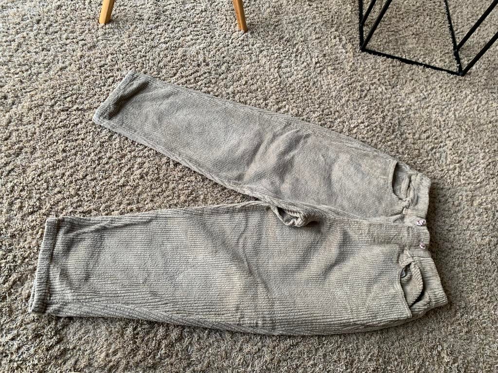 Beige floeren broek American outfitters 12 jaar, Broek, Verzenden, Zo goed als nieuw, Jongen