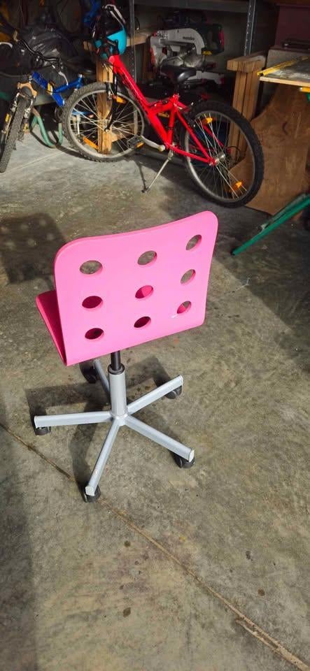 Chaise bureau IKEA Rose, Enlèvement, Utilisé, Rose, Chaise de bureau