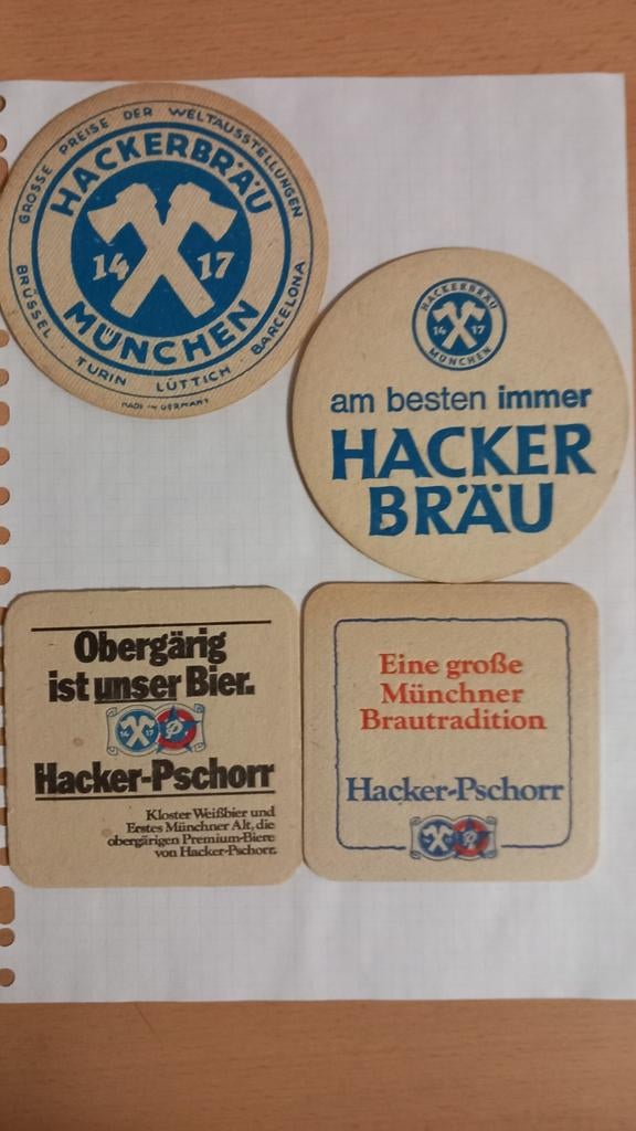 Sous-bocks Hacker Brau (787), Enlèvement ou Envoi, Comme neuf