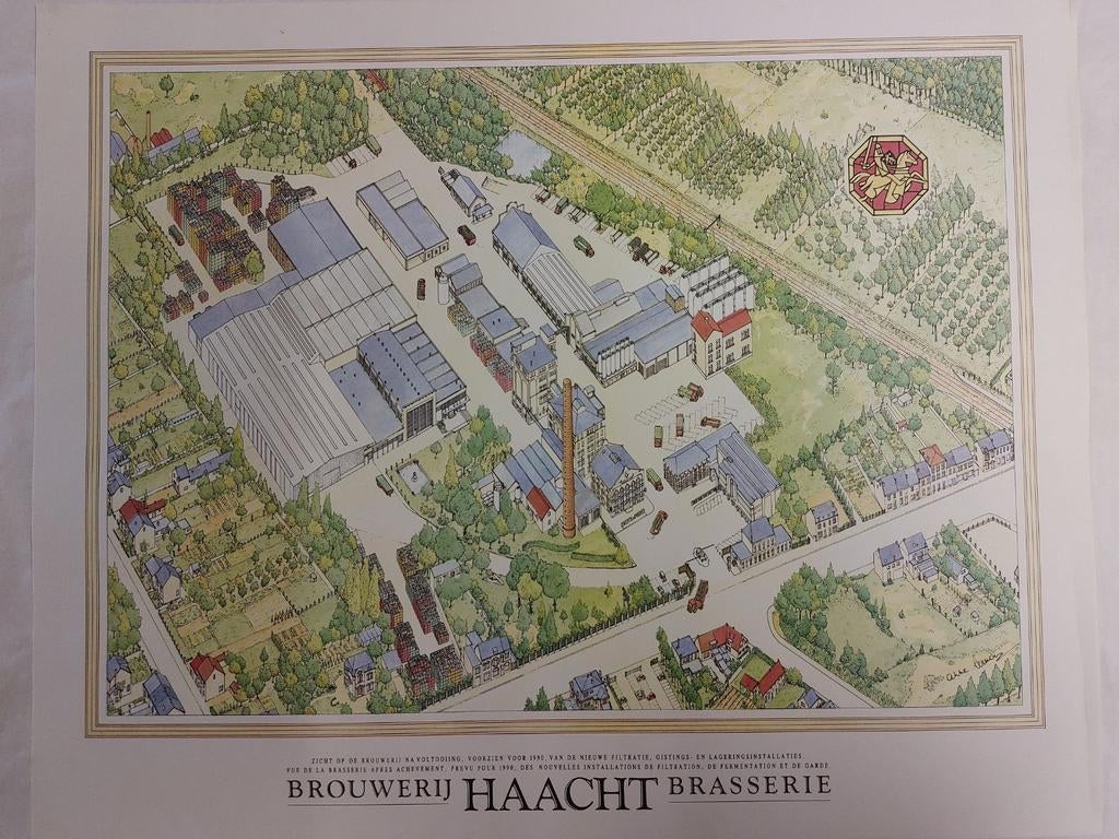 Lito brouwerij Haacht 50x40. 0486 215927, Verzamelen, Ophalen, Zo goed als nieuw