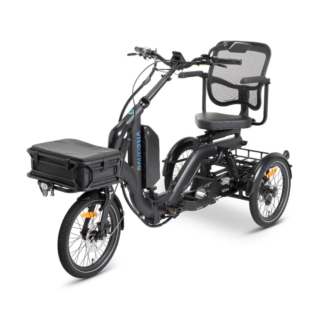 Elektrische zitdriewielfiets (deelbaar, grote accu)VSB-lijst, Ophalen of Verzenden, Nieuw