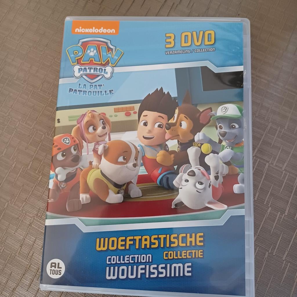 3 dvd, paw patrol, Cd's en Dvd's, Ophalen of Verzenden, Zo goed als nieuw