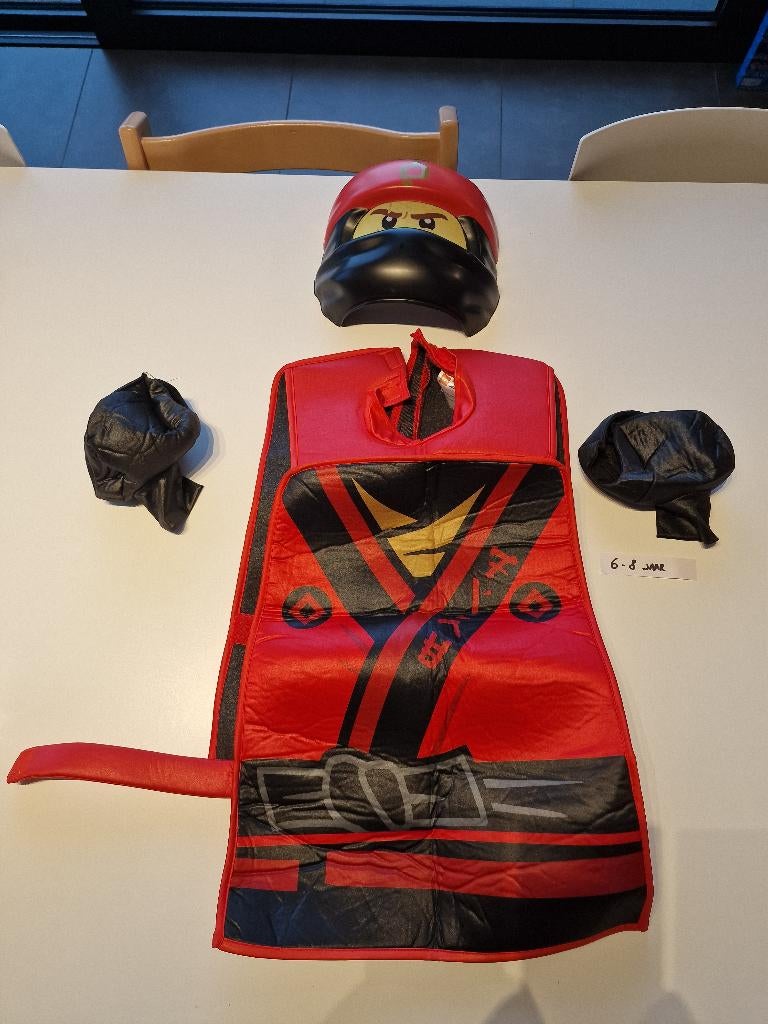 Verkleedpak Lego Ninjago (6-8 jaar), Ophalen, Zo goed als nieuw, Jongen of Meisje