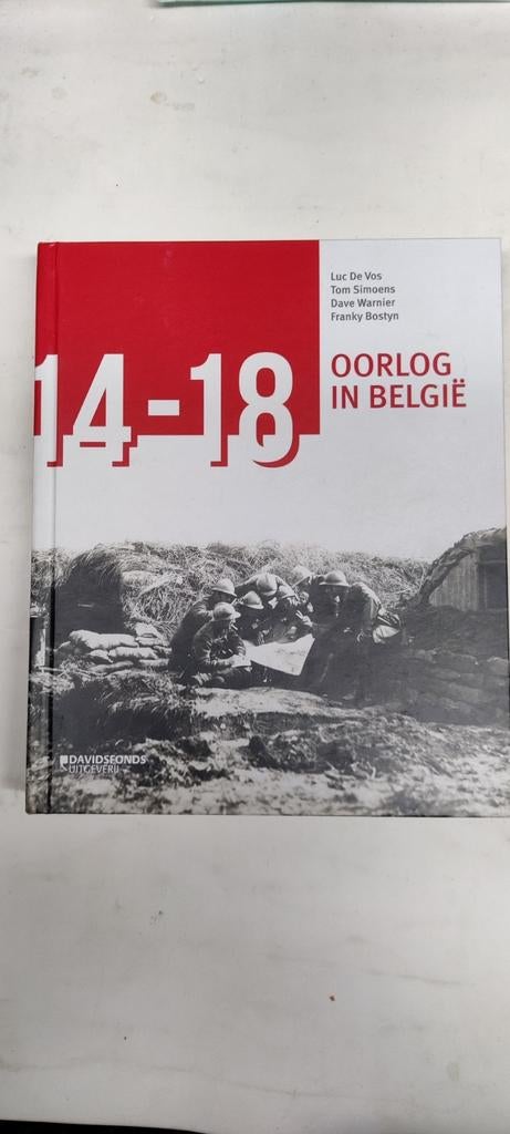 14-18 oorlog in België, Enlèvement ou Envoi, Comme neuf, Luc De Vos; Tom Simoens; Dave Warnier; Franky Bostyn