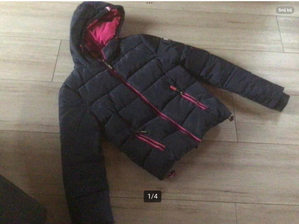 Winterjas Superdry mt 36, Ophalen of Verzenden, Gedragen, Maat 36 (S), Blauw