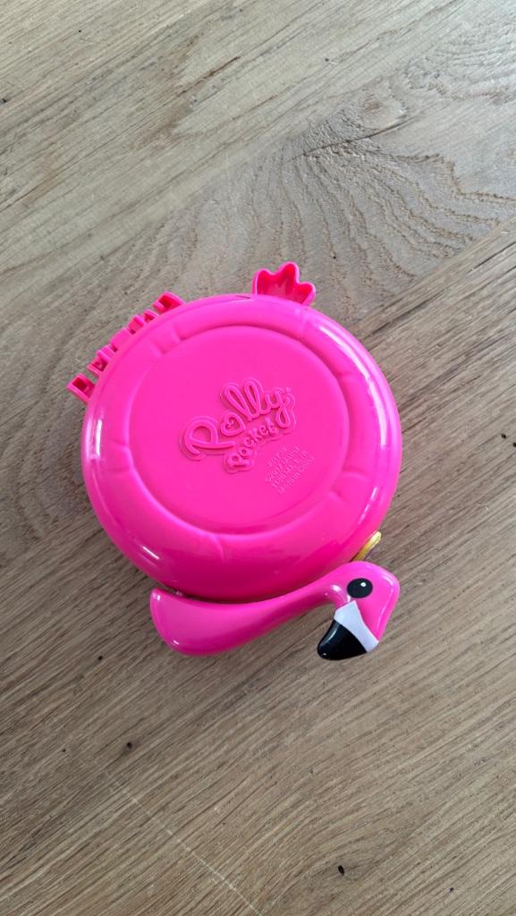 Polly pocket flamingo, Ophalen of Verzenden, Gebruikt