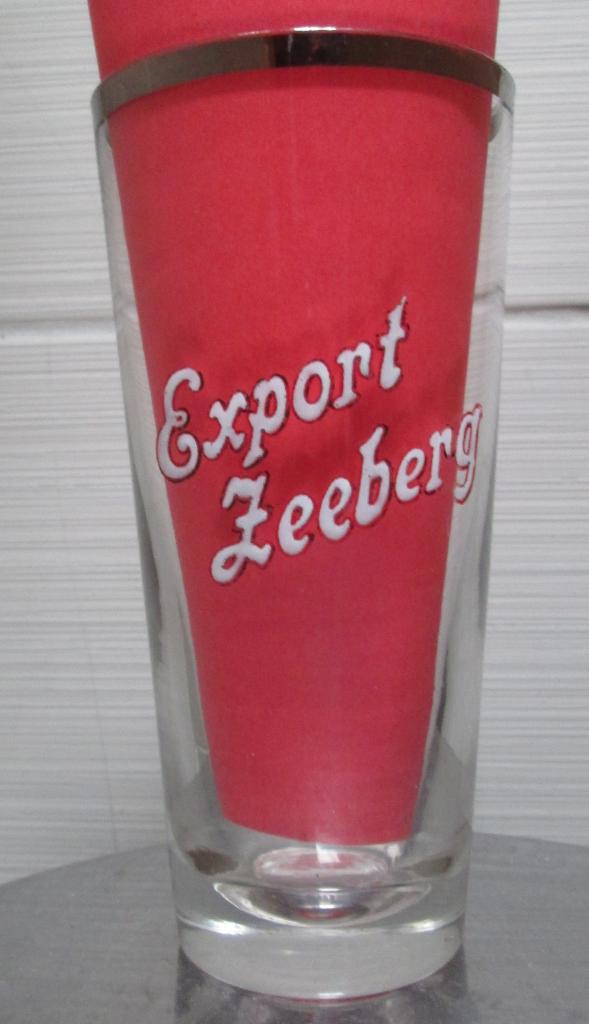 Oud glas van brouwerij Zeeberg (Aalst), Ophalen of Verzenden, Gebruikt, Glas of Glazen, Overige merken