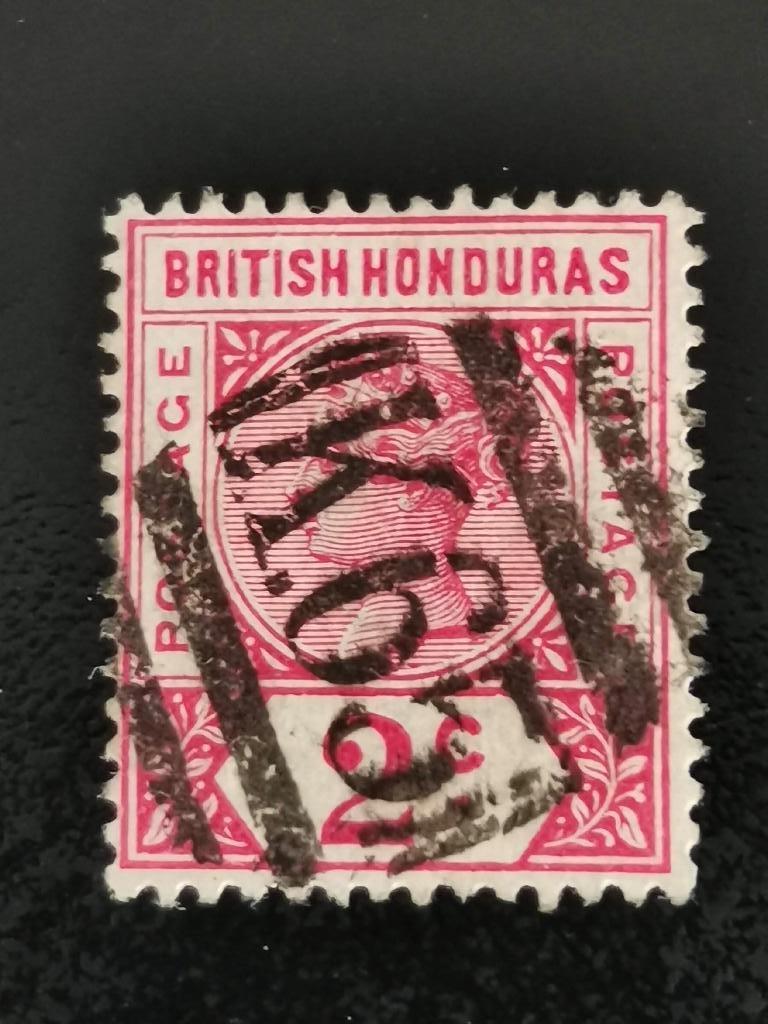 British Honduras 1891 - Koningin Victoria, Ophalen of Verzenden, Gestempeld, Midden-Amerika