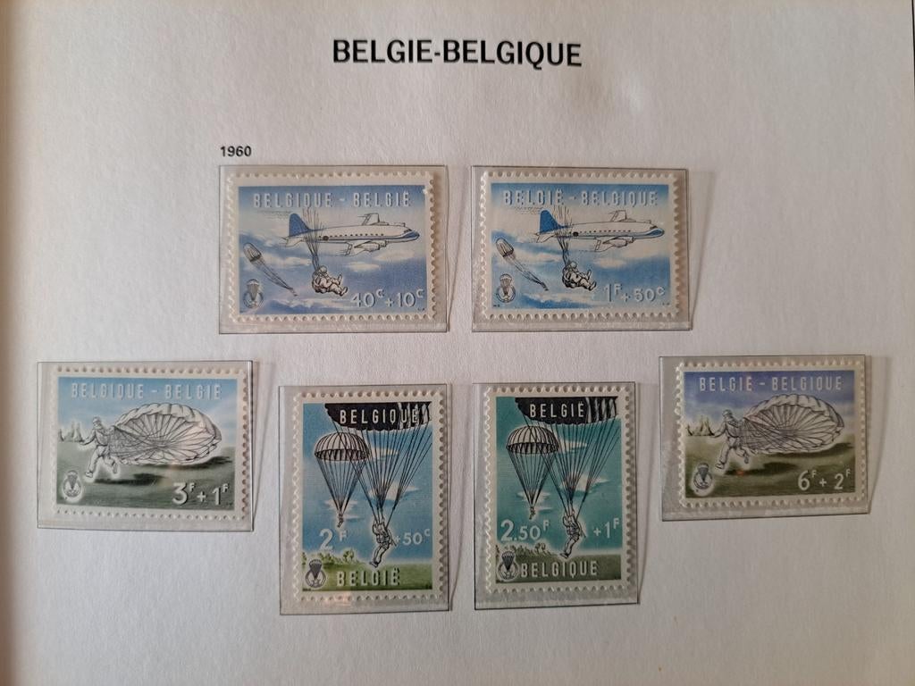 Belgique OBP 1133-1138 ** 1960, Timbres & Monnaies, Enlèvement ou Envoi, Non oblitéré, Neuf