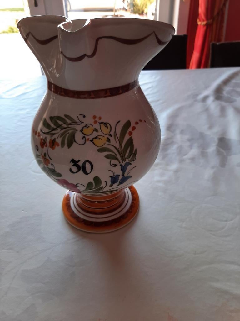 Vase inscription 30, Enlèvement ou Envoi