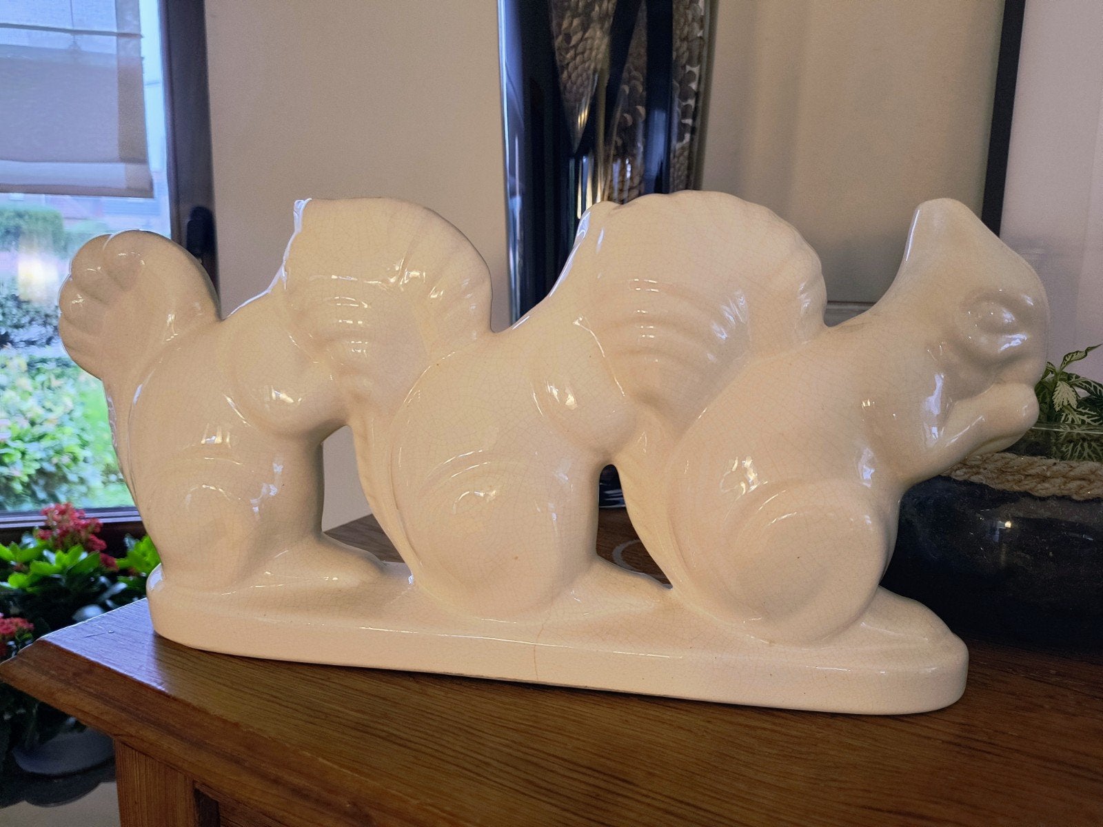 Fontinelle - les ecureuils - art deco, Antiek en Kunst, Antiek | Porselein, Ophalen of Verzenden