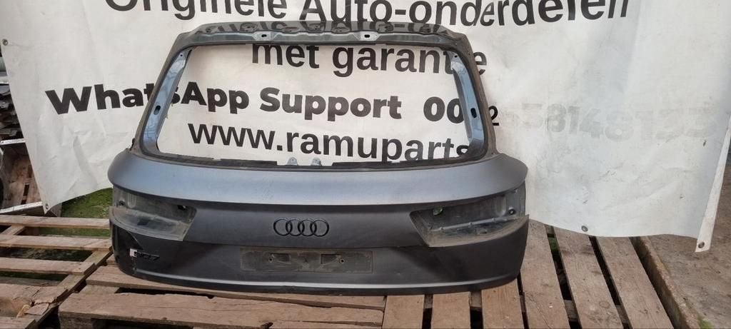Achterklep aluminium Audi Q7 4M v.a '16 4M0827445 4M0827446A, Arrière, -, Utilisé, -