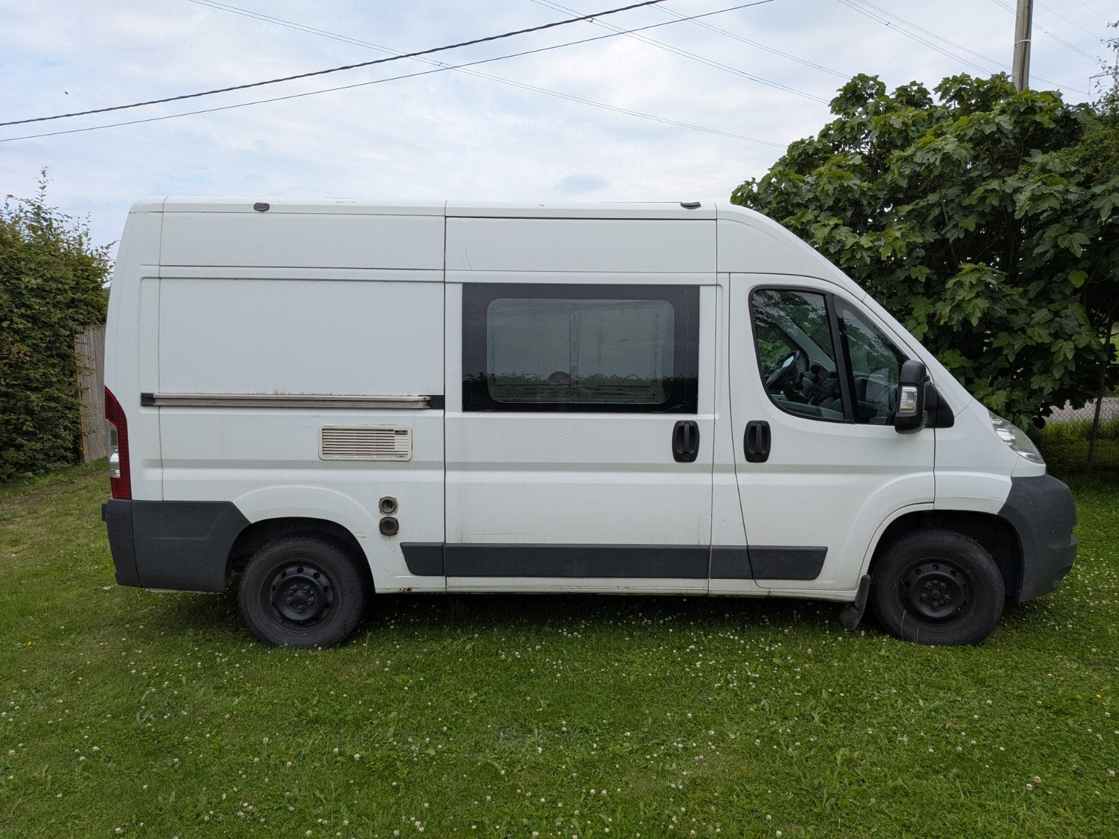 Peugeot boxer, Auto's, Voorwielaandrijving, 4 deurs, Stof, Wit