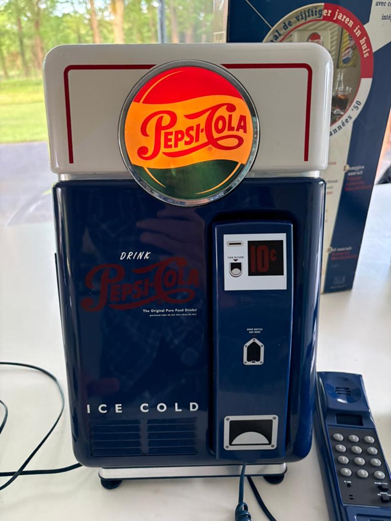 Vintage Pepsi Cola phone / telefoon, Ophalen, Zo goed als nieuw