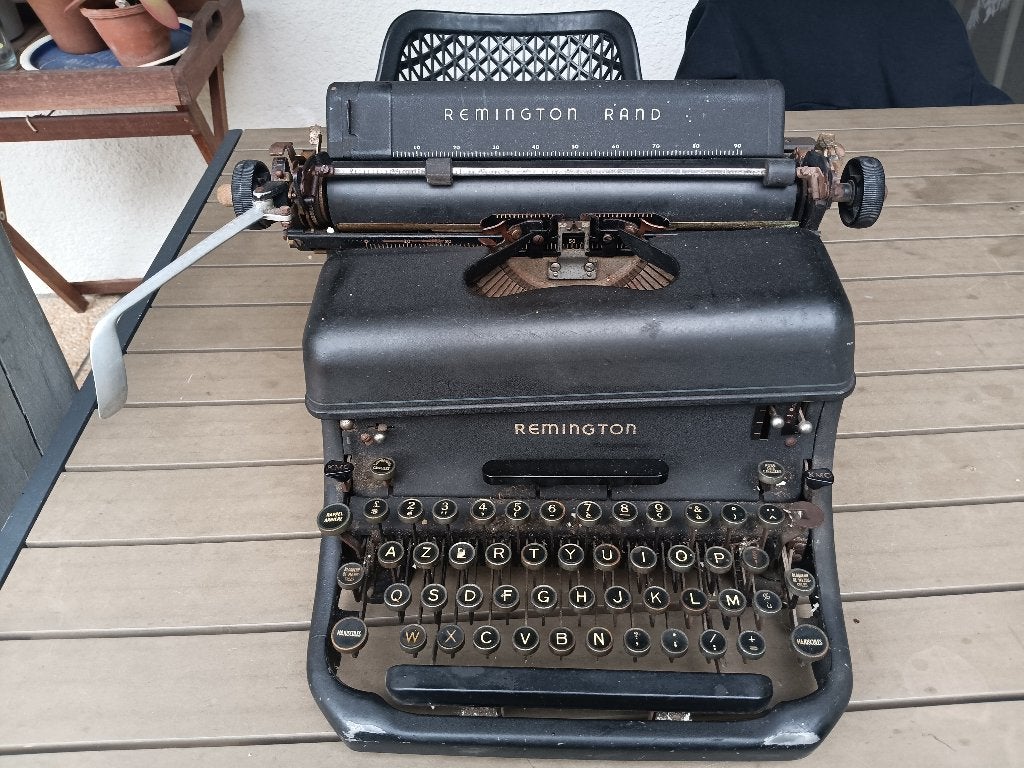 Oude typmachine (Reminton), Diversen, Typemachines, Ophalen, Gebruikt
