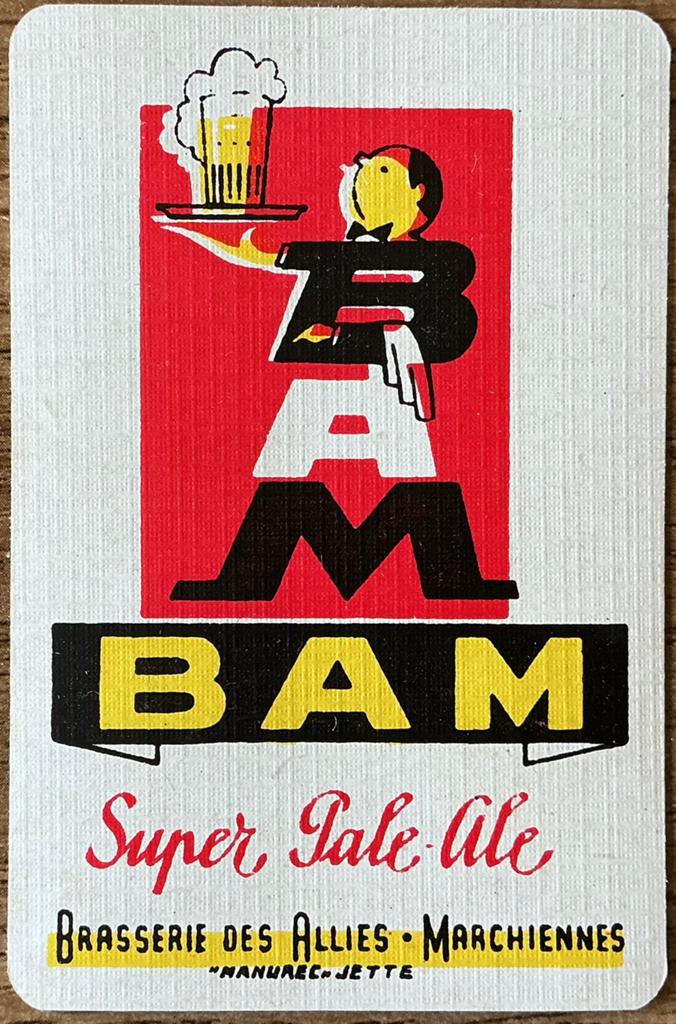 Speelkaart BAM/SUPER PALE ALE, Verzamelen, Speelkaarten, Jokers en Kwartetten, Ophalen of Verzenden, Zo goed als nieuw, Speelkaart(en)