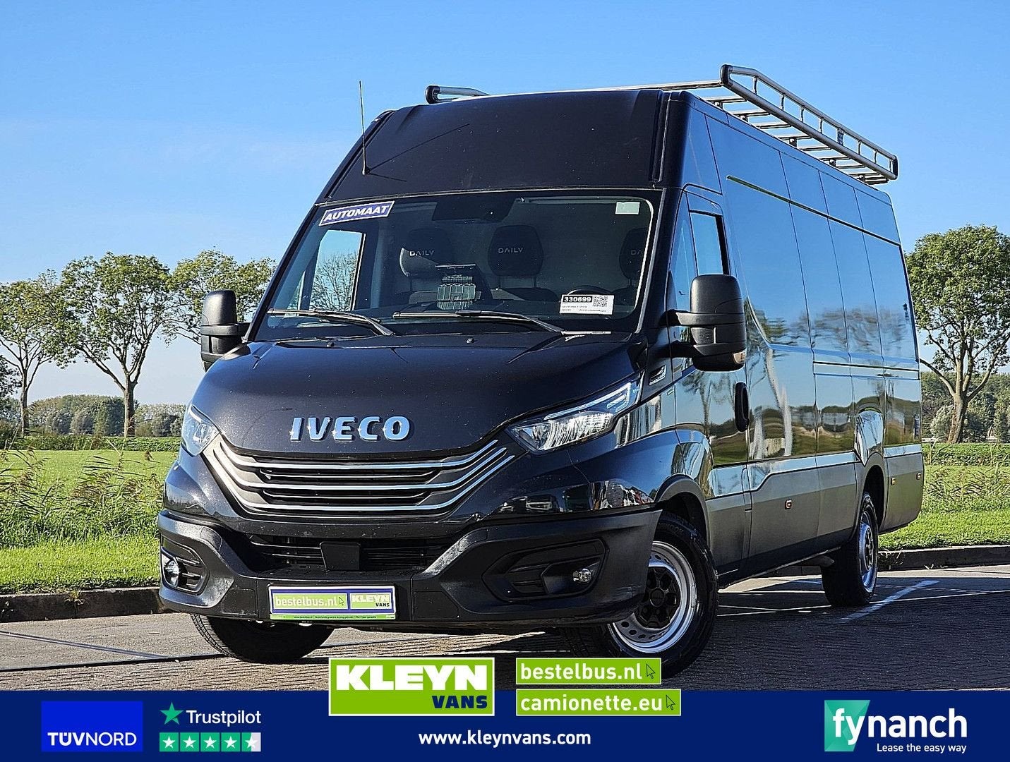 Iveco DAILY 35S14 L4H2 Maxi Automaat!, Auto's, Automaat, Iveco, Zwart, Bedrijf