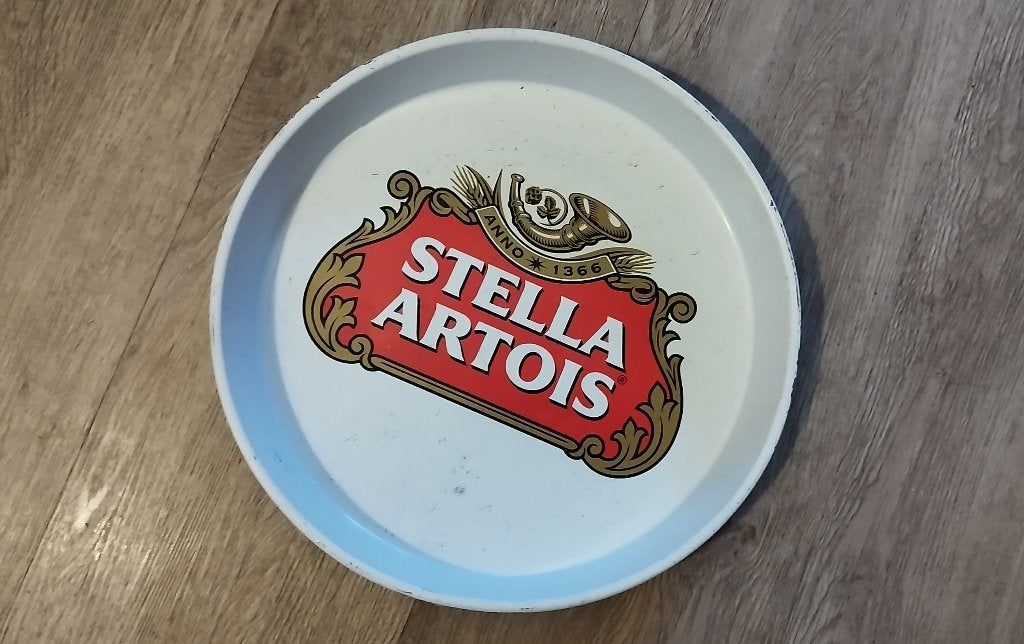 bierplateau Stella Artois, Verzamelen, Biermerken, Ophalen of Verzenden, Gebruikt, Overige typen, Stella Artois