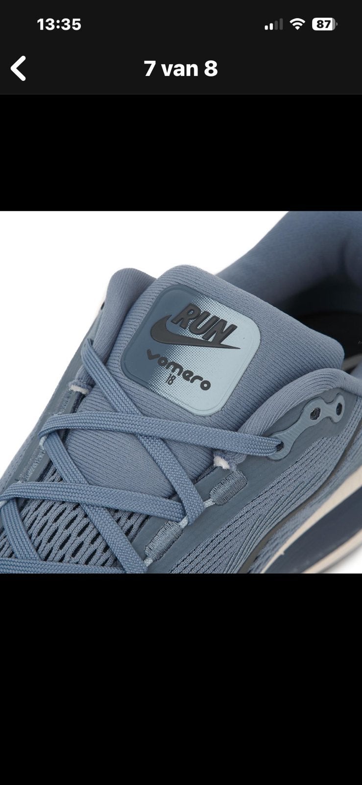 Nike Vomero 18 pour hommes en taille EU40 bleu-gris !, Neuf, Enlèvement ou Envoi, Chaussures de sport, Bleu