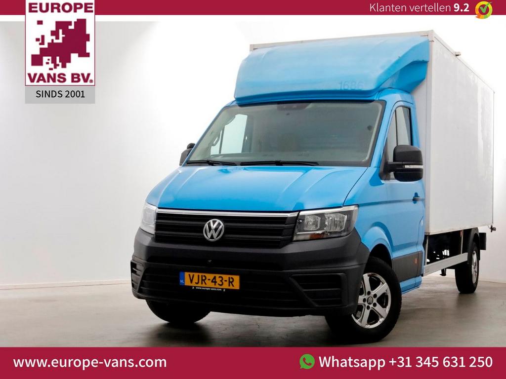 Volkswagen Crafter 35 2.0 TDI E6 Bakwagen met achterdeuren 2, Auto's, Blauw, Bedrijf, Parkeersensor, Onderhoudsboekje
