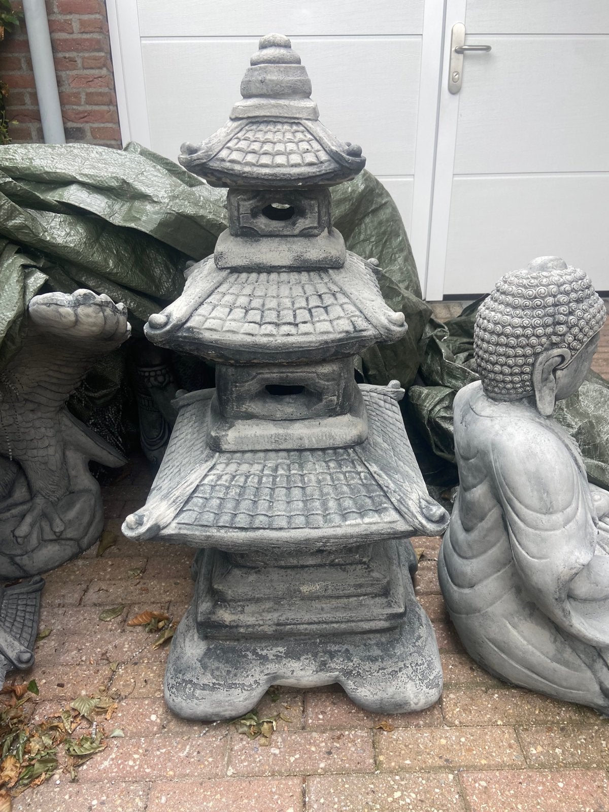 Pagode , hoogte 95cm, Tuin en Terras, Ophalen, Nieuw, Beton, Overige typen