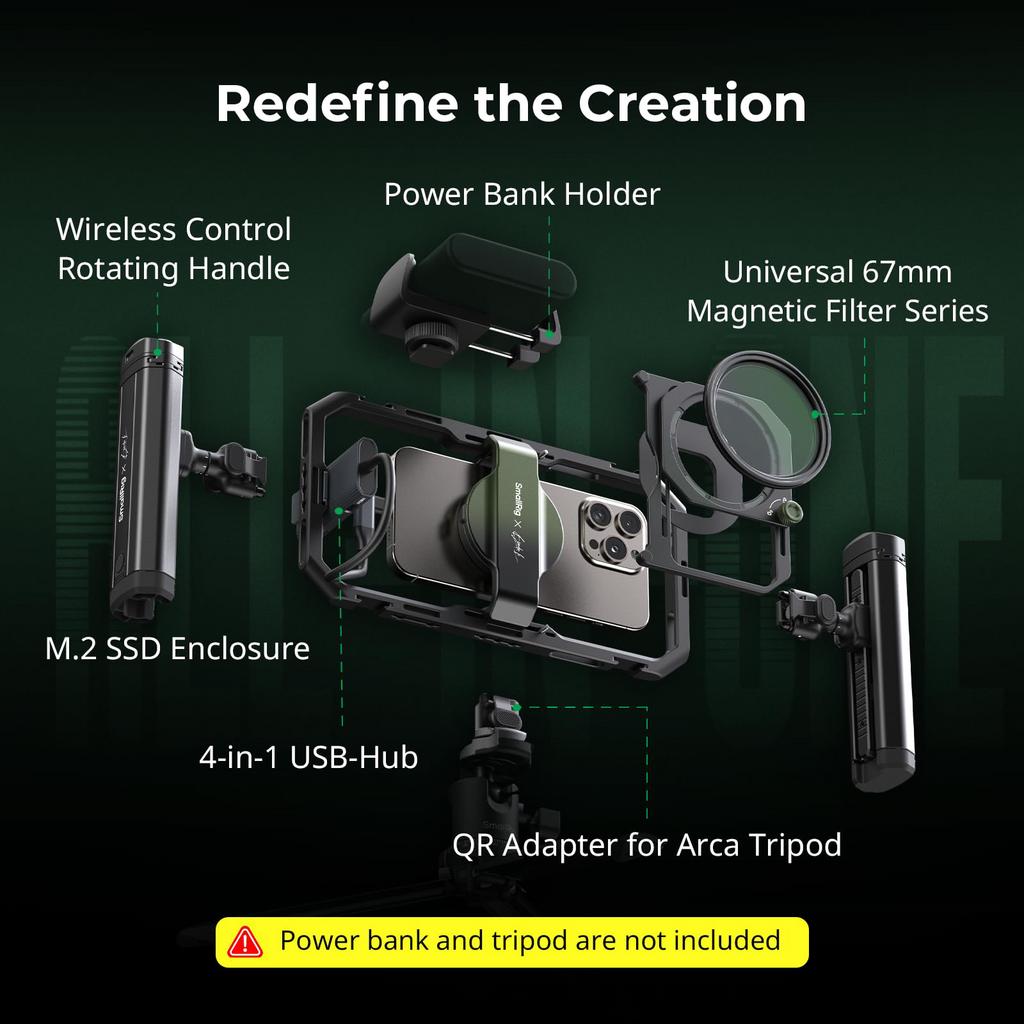 SmallRig x Brandon Li Smartphone Kit, Ophalen, Zo goed als nieuw