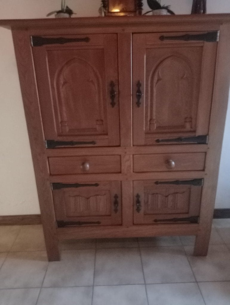 kast, Enlèvement, Utilisé, Chêne, Avec tiroir(s)