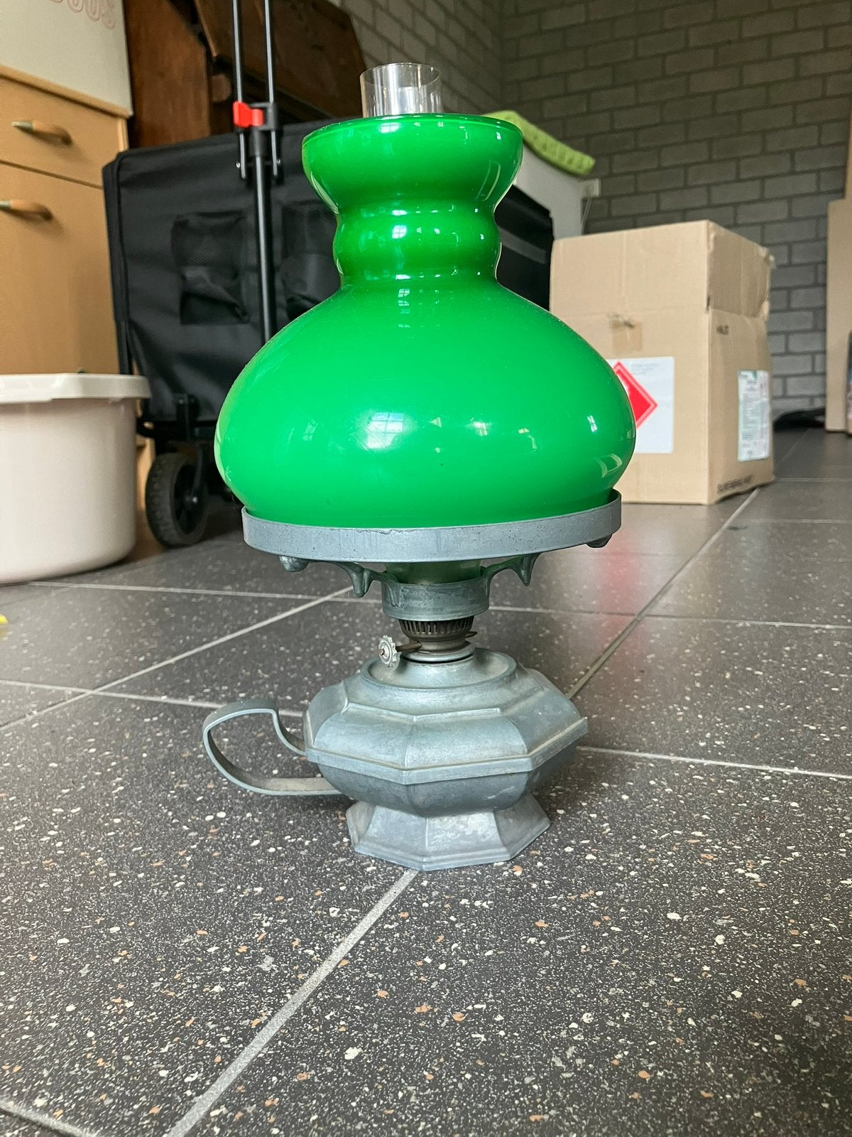 Koperen lamp, Antiek en Kunst, Ophalen of Verzenden