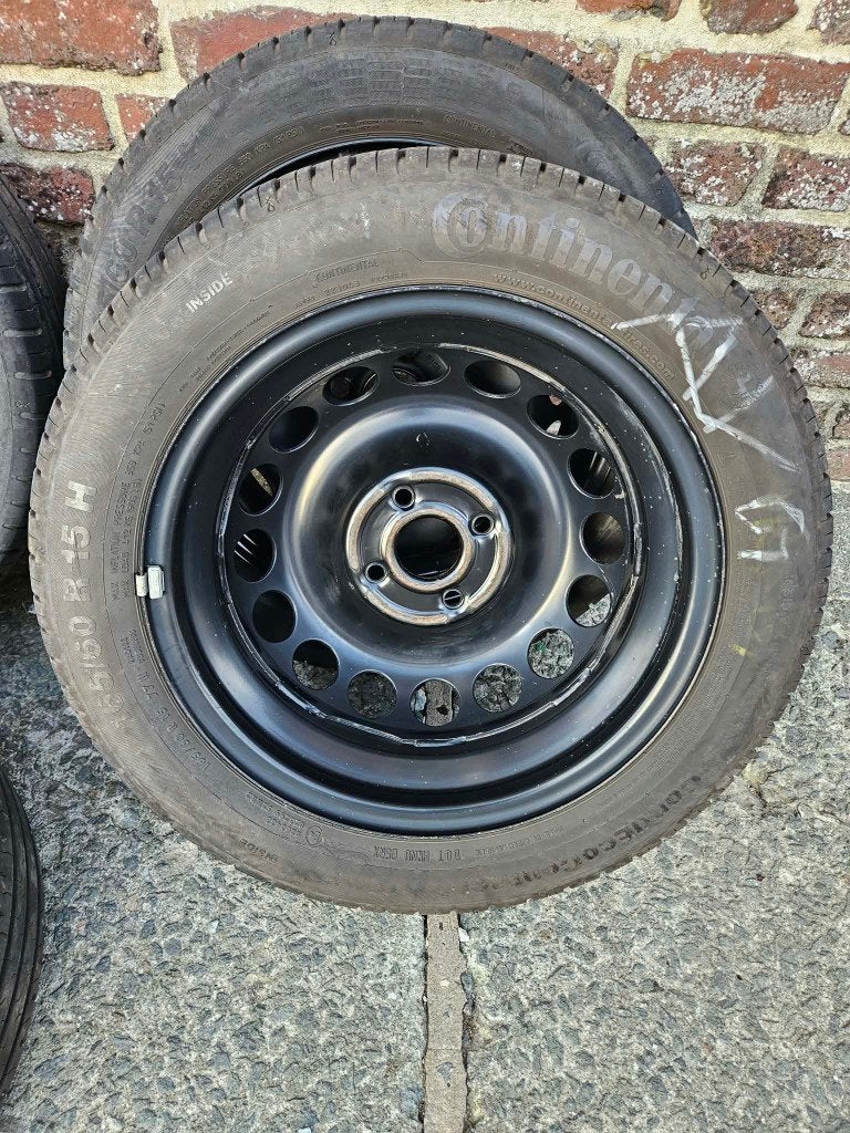 Jantes Toyota Aygo pneus 165 60 r15, 15 pouces, Pneus et Jantes, Pneus été, Enlèvement
