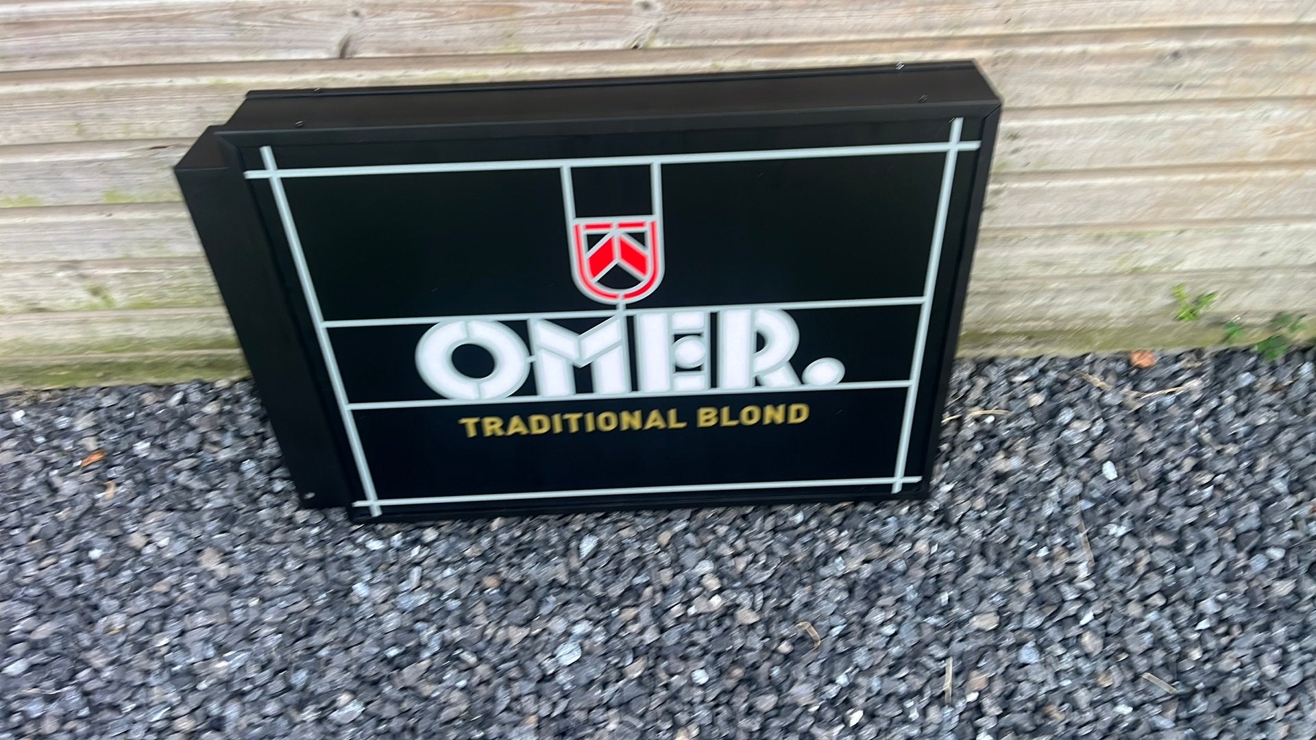 Omer lichtreclame, Verzamelen, Biermerken, Ophalen, Zo goed als nieuw