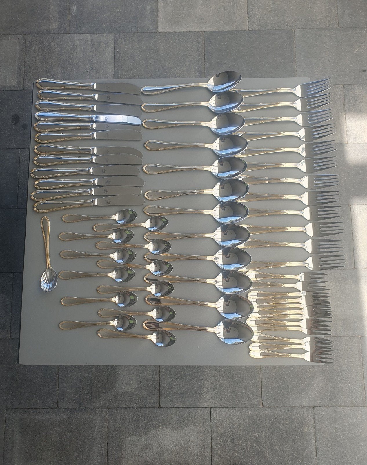 61 delig bestek SBS nieuw, Enlèvement ou Envoi, Autres marques, Inox ou Chrome, Neuf