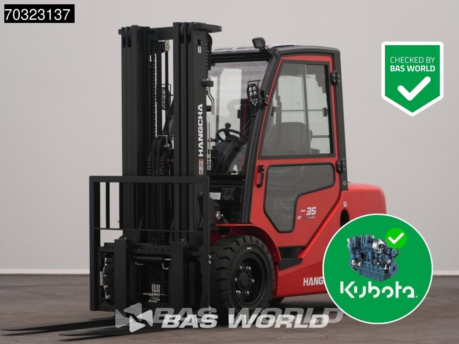 Hangcha CPCD35 FACTORY WARRANTY – KUBOTA ENGINE - CE, Zakelijke goederen, Diesel, Heftruck, Hangcha
