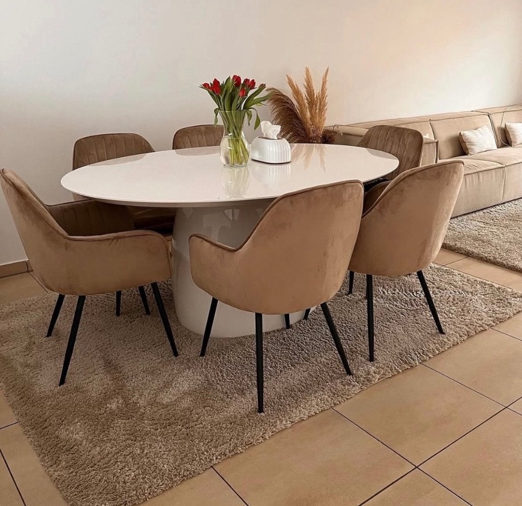 Eettafel, Ophalen, 100 tot 150 cm, Design, Zo goed als nieuw