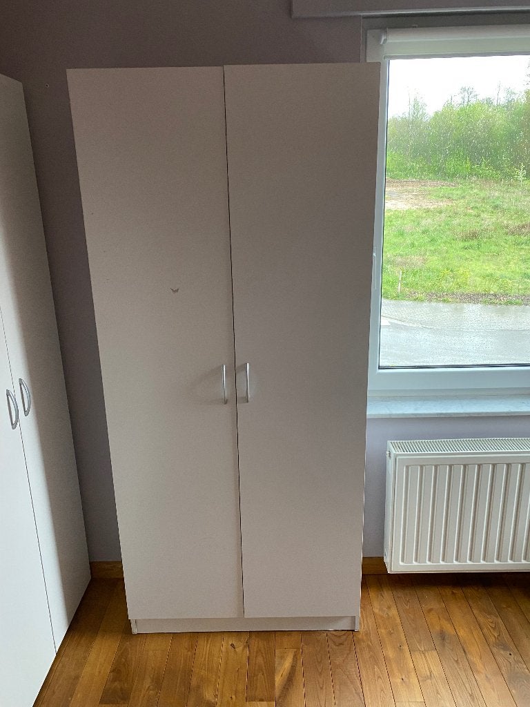 Armoire blanche, 25 à 50 cm, Avec porte(s), Utilisé, Autres matériaux